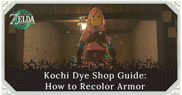 Zelda TotK - Kochi Dye Shop Guide