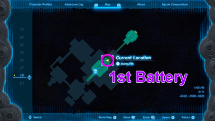 Zelda TotK - Lightning Temple 1F-