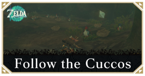 Zelda Tears of the Kingdom TotK - Follow the Cuccos Walkthrough