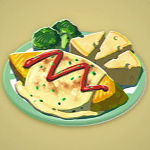 Legend of Zelda TOTK Cheesy Omelet