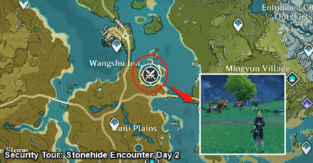 Genshin - Stonehide Encounter Location Day 2