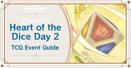 Genshin - Heart of the Dice Day 2 Guide Banner