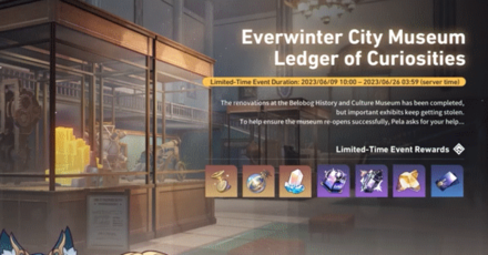 Star Rail - Everwinter City Museum Ledger of Curiosities Event Version 1.1