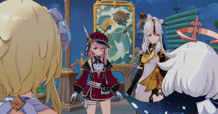 Genshin - Speak with Charlotte and Ningguang