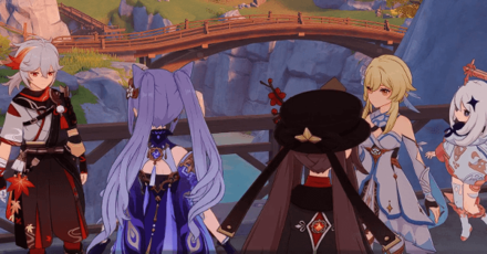 Genshin - Speak with Keqing and Hu Tao