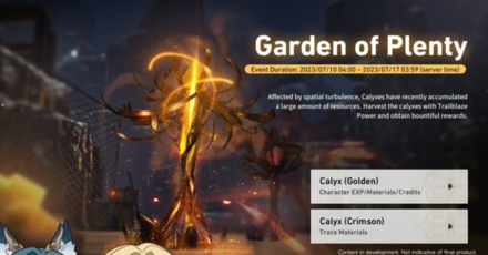 Star Rail - Garden of Plenty Event Version 1.1