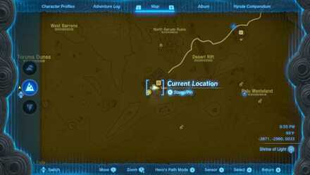 Tears of the Kingdom TOTK Gerudo Desert