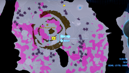 Tears of the Kingdom - Beam Spinner Map Location