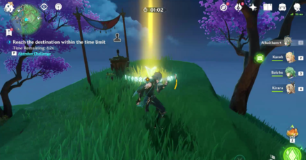 Genshin - Scenic Tour Grand Narukami Shrine - Obtain Stamp