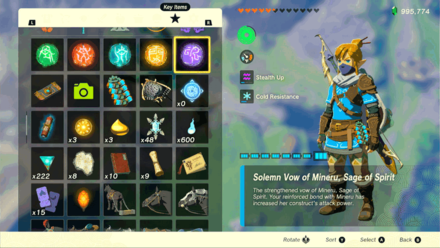 Solemn Vow of Mineru