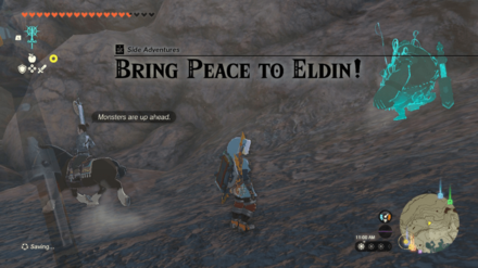 Tears of the Kingdom TOTK Bring Peace to Eldin How to Unlock