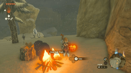 Zelda TotK - Cooking Roasted Food