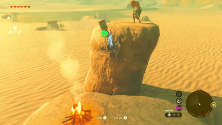 Zelda Tears of the Kingdom TotK Climbing to a Vantage Point