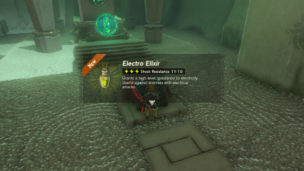 Zelda TotK Joku-usin Shrine Electro Elixir