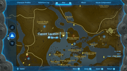 Moor Garrison Ruins Well Entrance Map Image