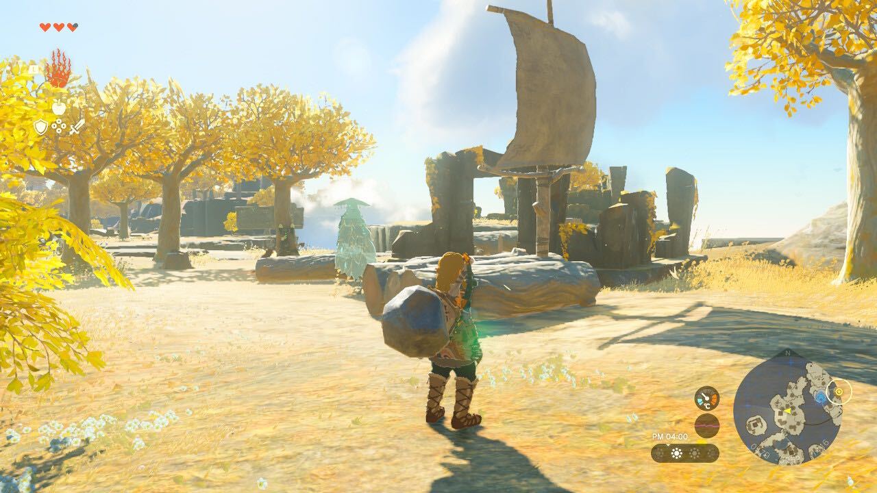 Zelda TOTK - Connect Sails to the Raft