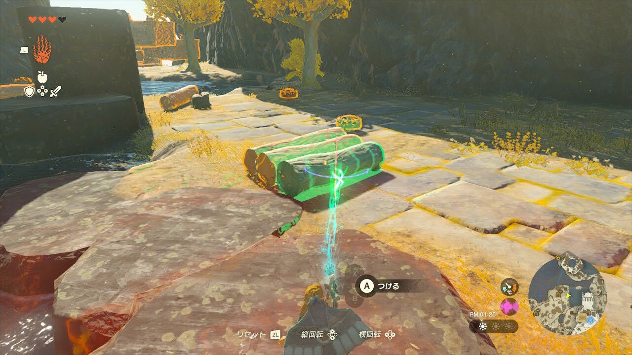 Zelda TOTK - Connect Logs with Ultrahand