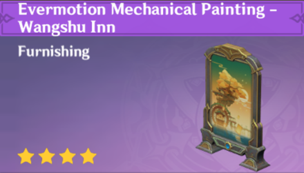 Genshin Impact - How to Get Evermotion Mechanical Painting -  Wangshu Inn Furnishing
