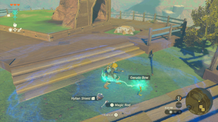 Zelda TotK - Fuse a Weapon with a Bow or Shield to Duplicate the Bow or Shield