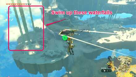 TotK - reaching the second bonfire