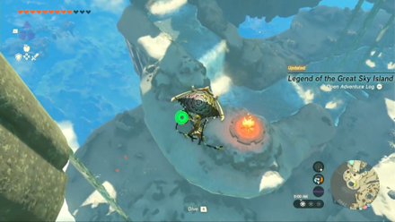 TotK - second bonfire