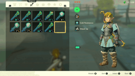 Zelda Totk - How to Duplicate Materials Version 1.1.2 Step 6
