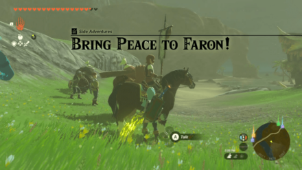 Tears of the Kingdom TOTK Bring Peace to Faron How to Unlock
