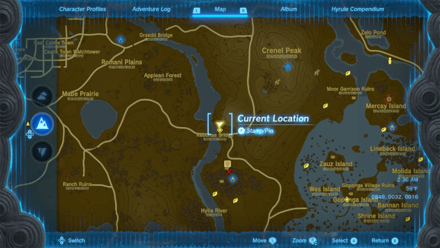 Rebonae Bridge Cave Entrance Map Image