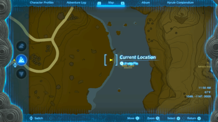 Zelda TotK - Juney Map Location