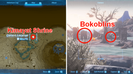 TOTK - A Monstrous Collection I - Sample Bokoblin Location