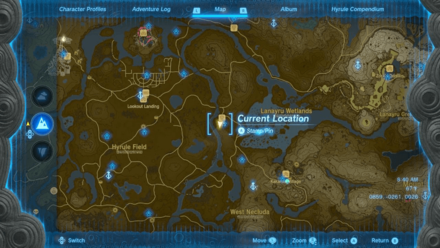 Wetland Stable South Well Entrance Map Image