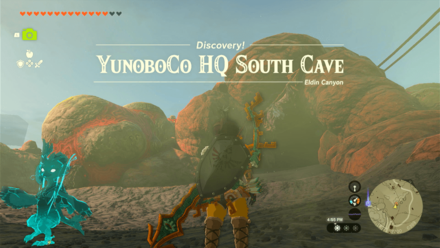 YunoboCo HQ South Cave Entrance Overworld Image