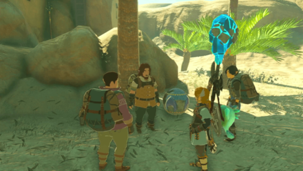 Zelda Tears of the Kingdom TotK Returning to the Caravan Squad