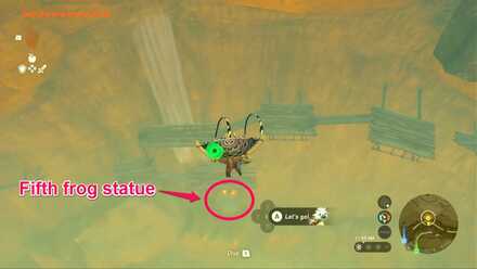 TotK - fifth frog statue location