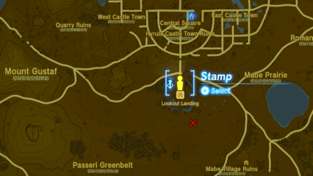 Tears of the Kingdom - Hot-Air Balloon Map Location