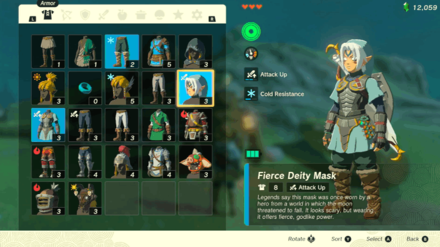 Zelda Tears of the Kingdom TotK - All Armor Set Pieces Equipped