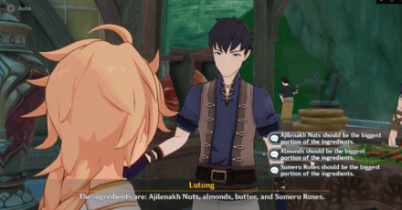 Genshin - Ajilenakh Nuts, Almonds, Sumeru Roses