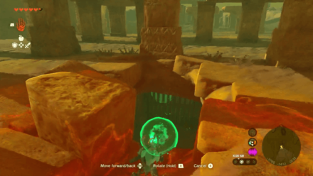 Zelda Tears of the Kingdom TotK Placing the Giant Orb