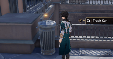 Honkai Star Rail - Interact with a Trash Can