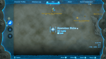 Zelda TOTK - Siyamotsus Shrine