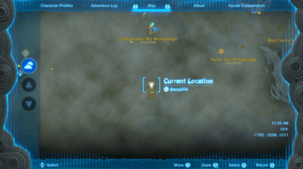 Tears of the Kingdom - South Lomei Castle Top Floor