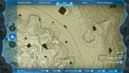 Death Mountain East Tunnel Entrance Map Image
