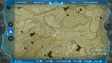 Gorko Tunnel Entrance Map Image
