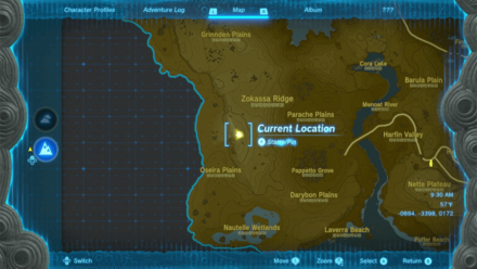 Zelda TotK Ishokin Shrine Quest Giver Map