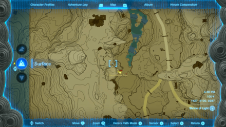 Goronbi River Cave Entrance Map Image