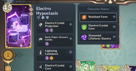 Genshin - How to Beat Electro Hypostasis in TCG Duel - Serious Showdown