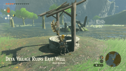 Deya Village Ruins East Well Entrance Overworld Image
