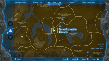 Aquame Lake Well Entrance Map Image