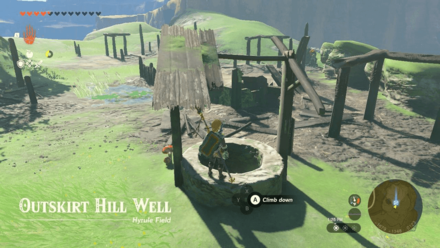 Outskirt Hill Well Entrance Overworld Image