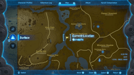 Mount Daphnes Well Entrance Map Image